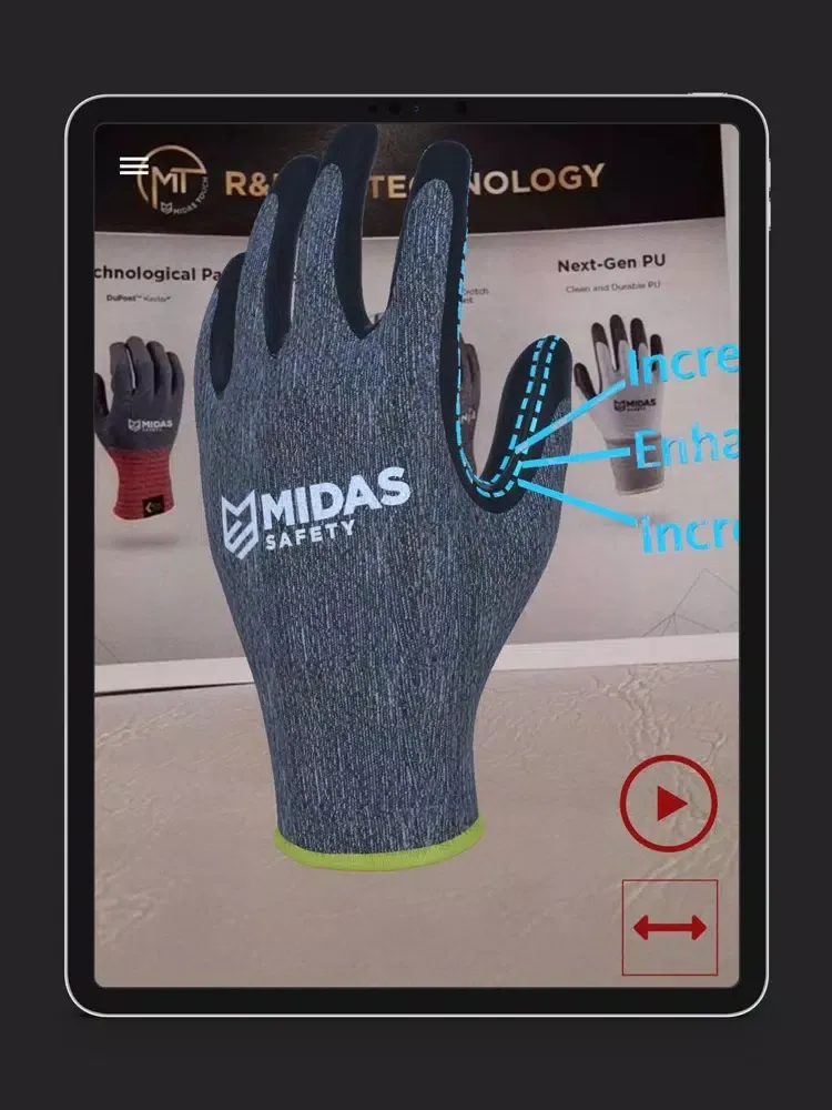 Ảnh chụp màn hình của Midas Safety iPad 