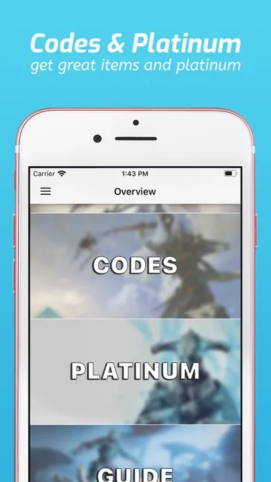 Codes & Guide for Warframe Pro应用截图