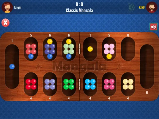Ảnh chụp màn hình của Mancala Online Strategy Game iPad 