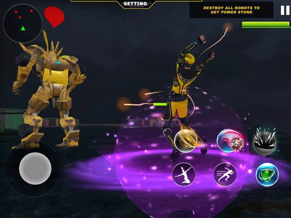 ภาพหน้าจอของ Superhero War Robots Transform iPad 