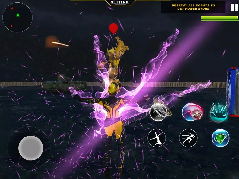 ภาพหน้าจอของ Superhero War Robots Transform iPad 