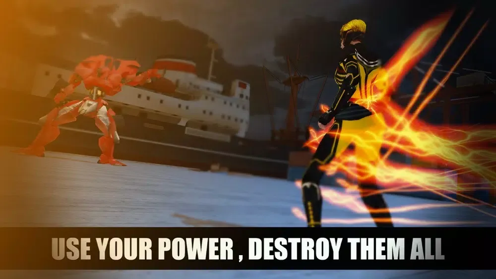 ภาพหน้าจอของ Superhero War Robots Transform
