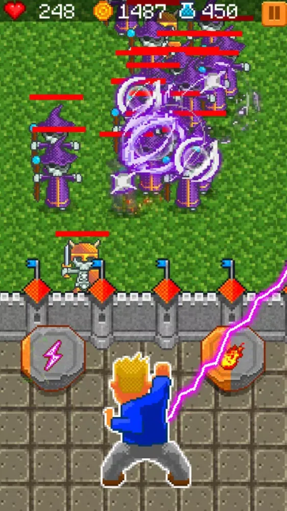 Wizard fireball defense Screenshots