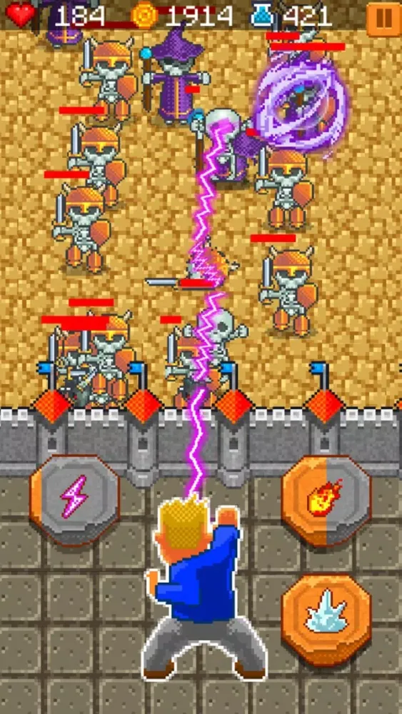 Wizard fireball defense Screenshots