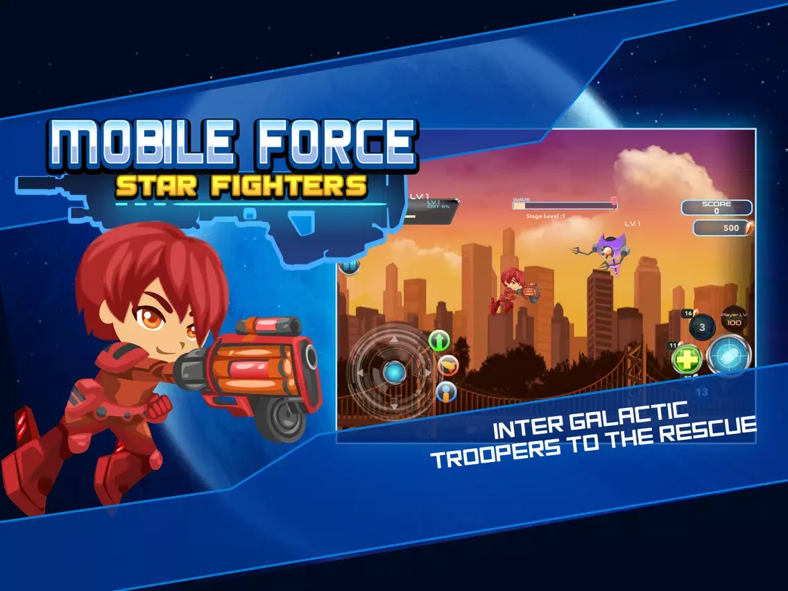 Mobile Force: Star Fighters iPad  Screenshots