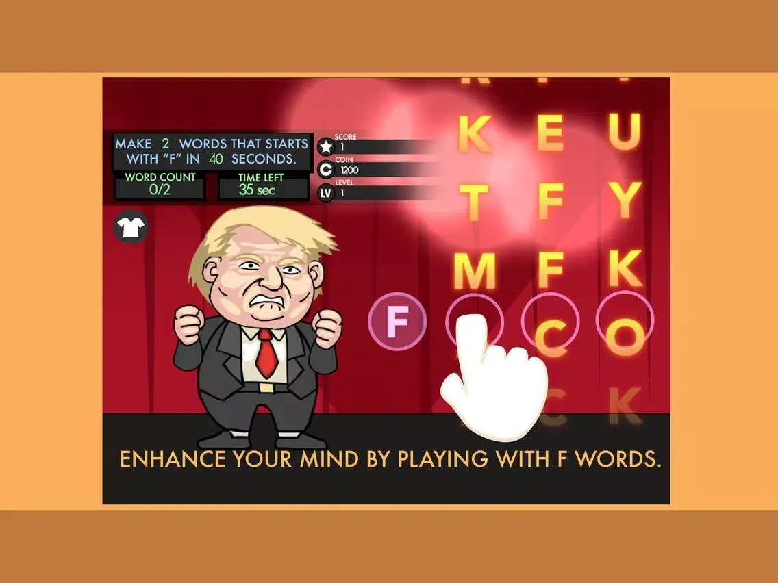 The F Word: Donald Trump Game iPad  Screenshots