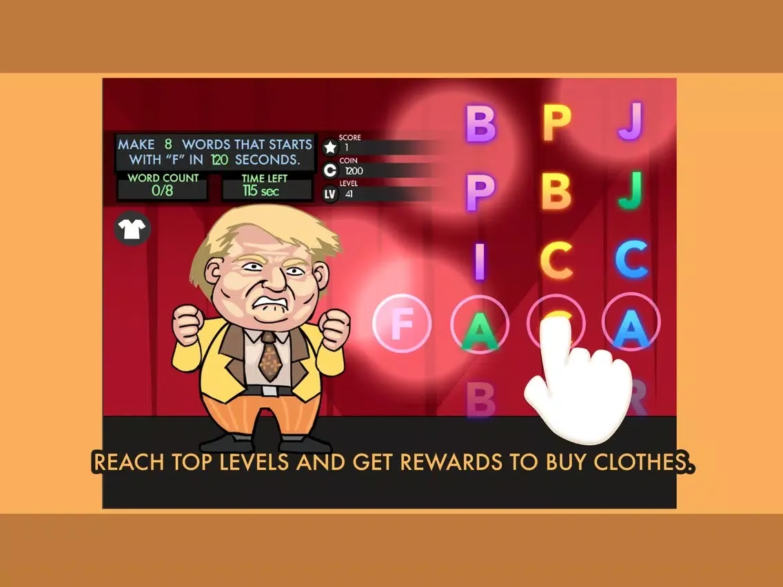 The F Word: Donald Trump Game iPad  Screenshots
