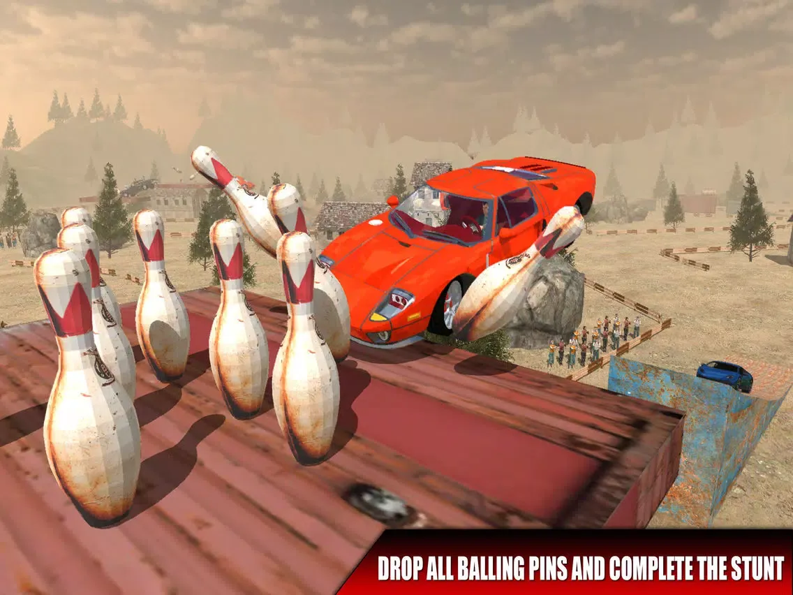 Screenshot di Bowling King Extreme Stunt Car iPad 