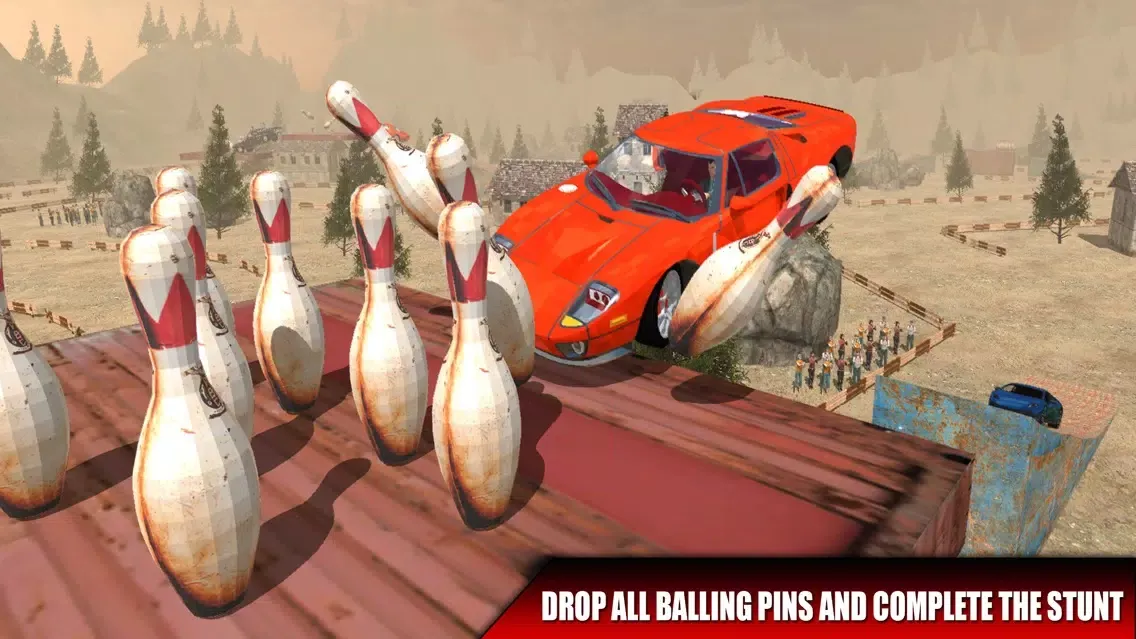 Screenshot di Bowling King Extreme Stunt Car