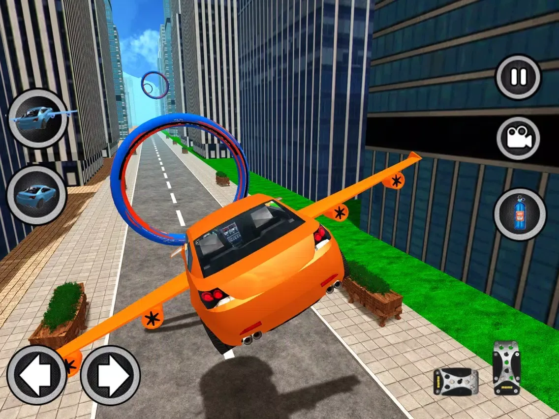 ภาพหน้าจอของ Flying Car Extreme GT Stunts iPad 