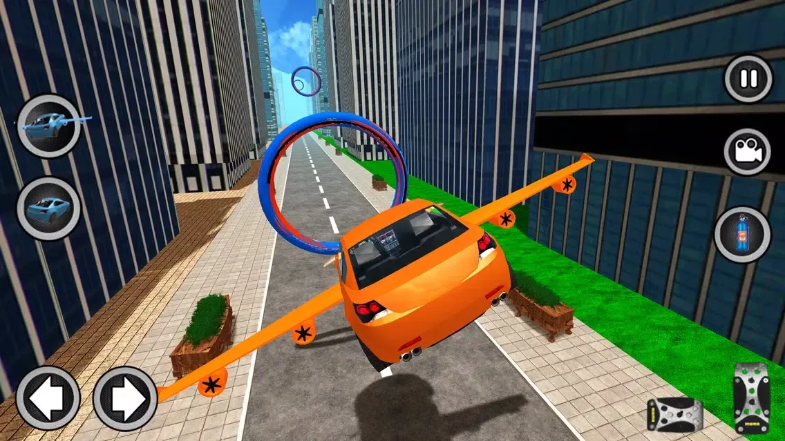 ภาพหน้าจอของ Flying Car Extreme GT Stunts