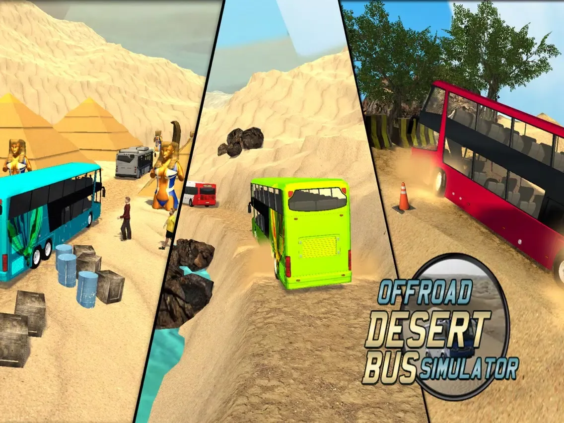 Offroad Desert Bus Simulator iPad  Screenshots