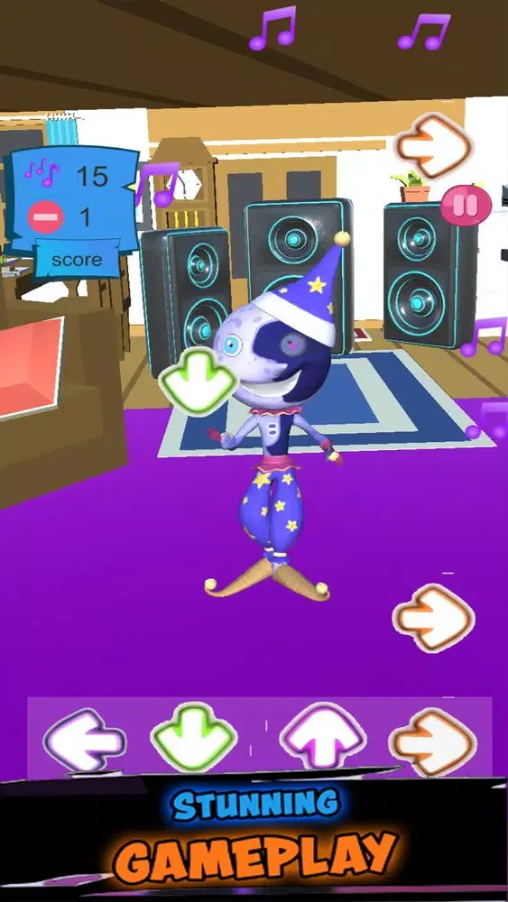 Capturas de tela do Beat Music of security breach