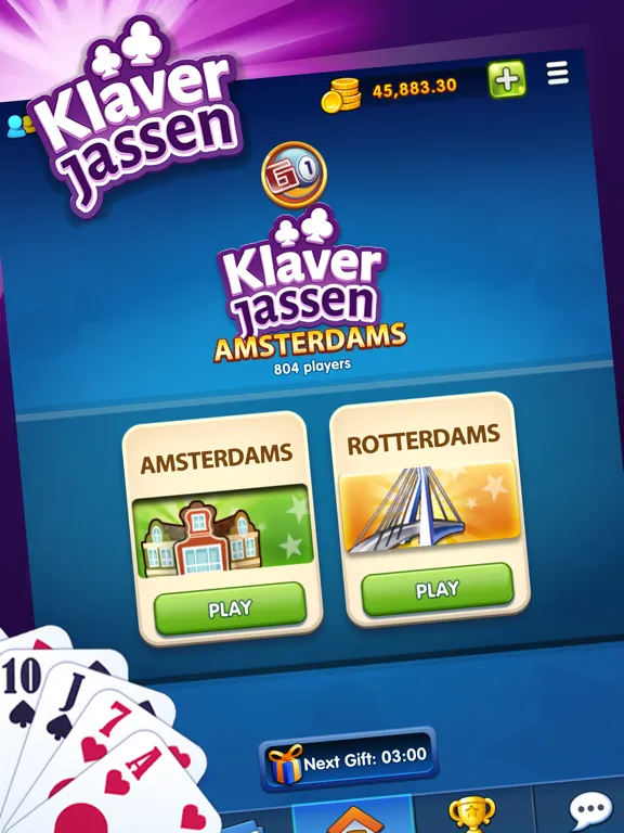 GamePoint Klaverjassen iPad  Screenshots