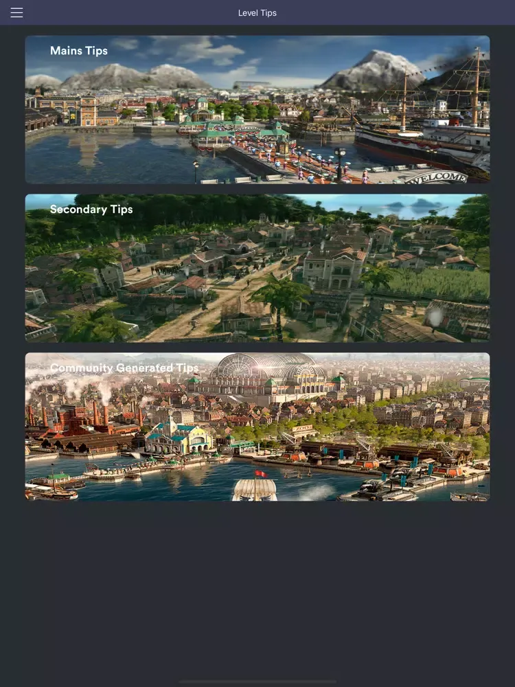 GamePro for Anno1800 iPad  Screenshots