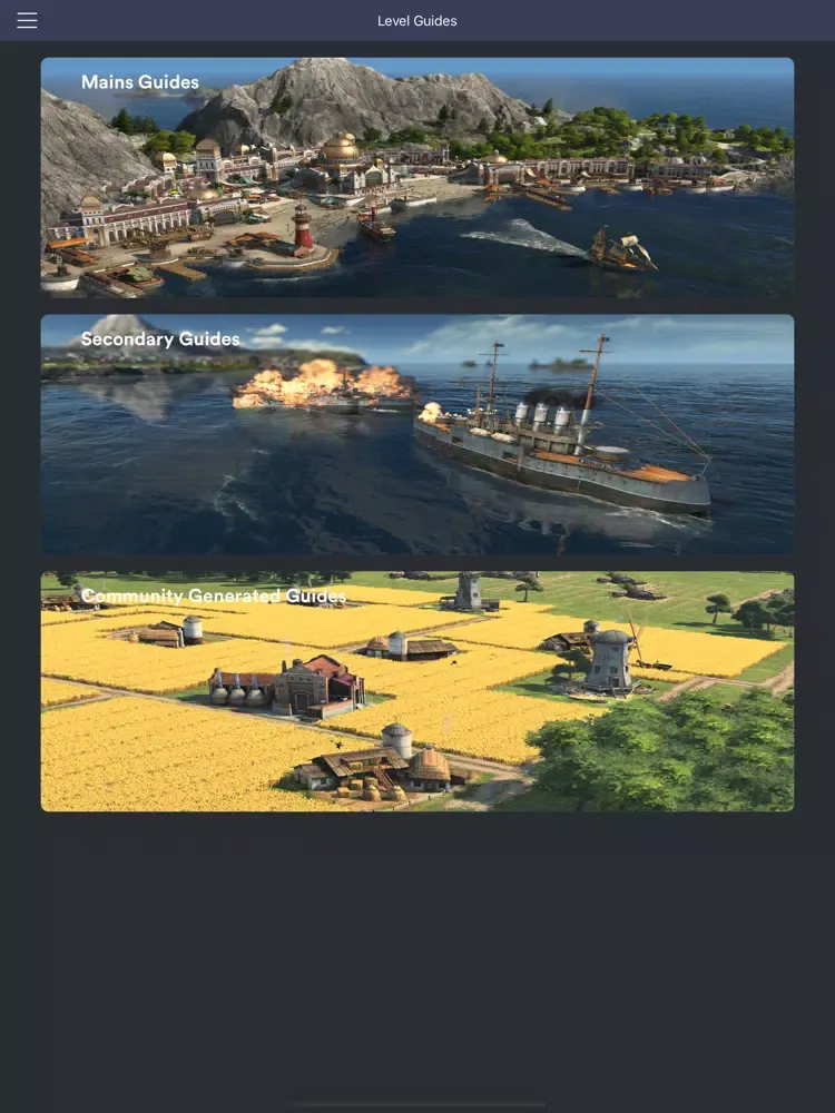 GamePro for Anno1800 iPad  Screenshots
