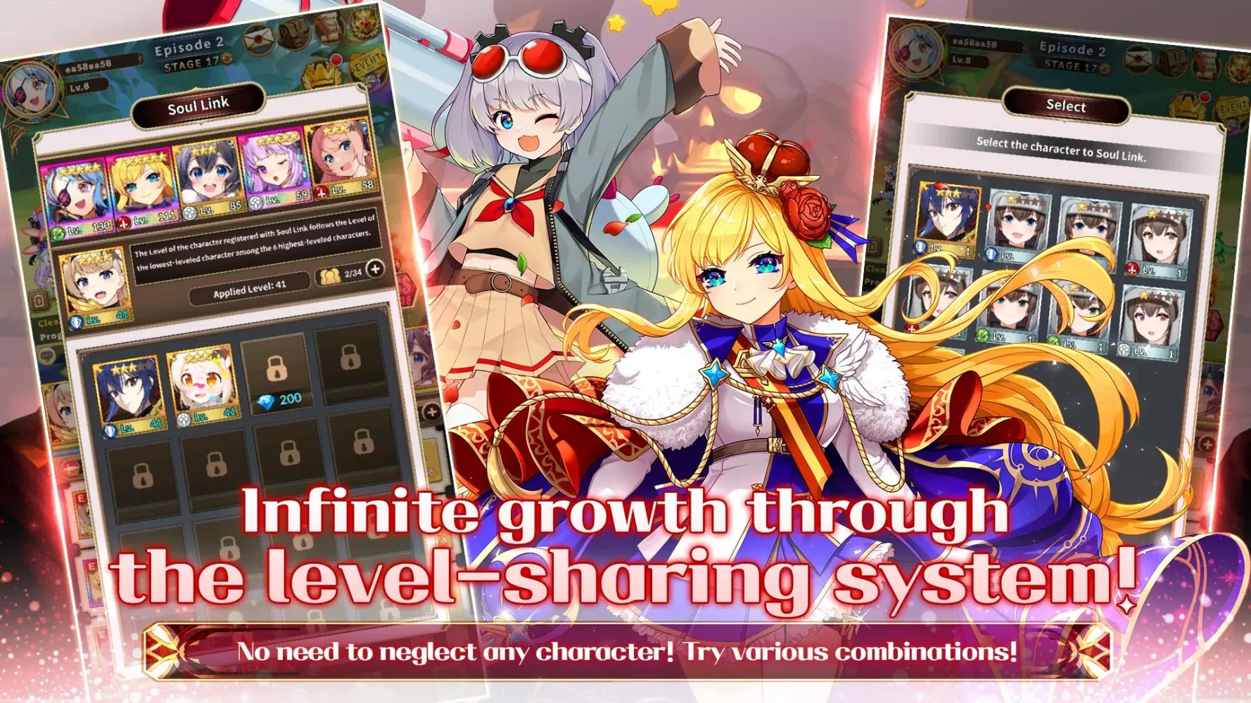 Merge Girls : Idle RPG Screenshots