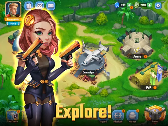 Screenshot di Guns and Battles iPad 
