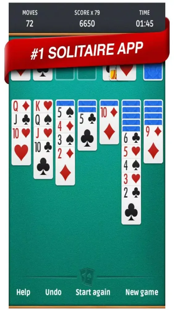 Tangkapan layar Classic Solitaire Free Cards Game