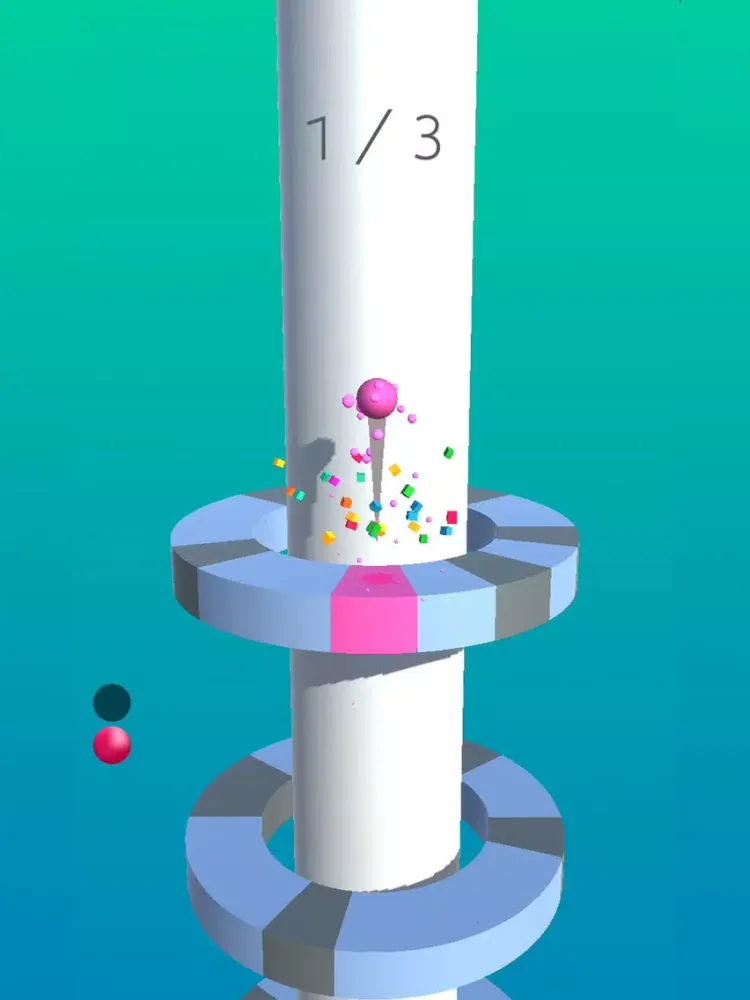 Helix Paint Hit Jump iPad  স্ক্রিনশট