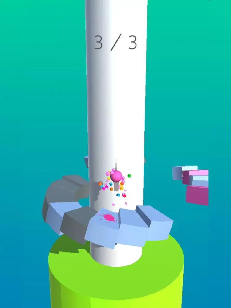 Helix Paint Hit Jump iPad  স্ক্রিনশট