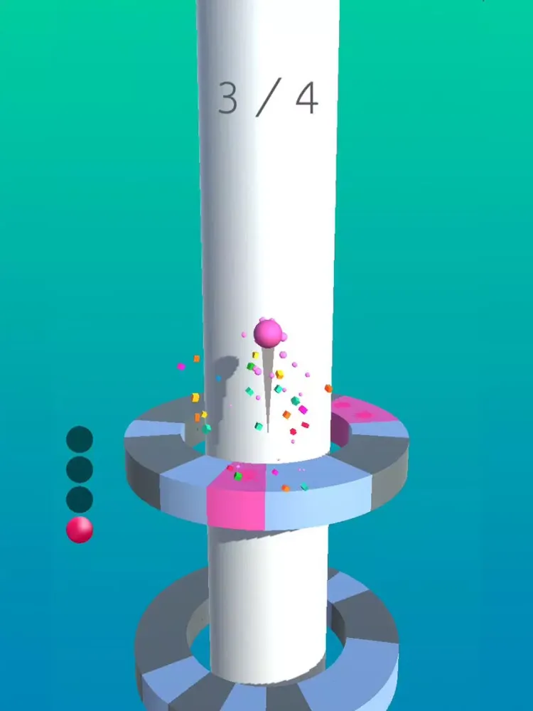 Helix Paint Hit Jump iPad  স্ক্রিনশট