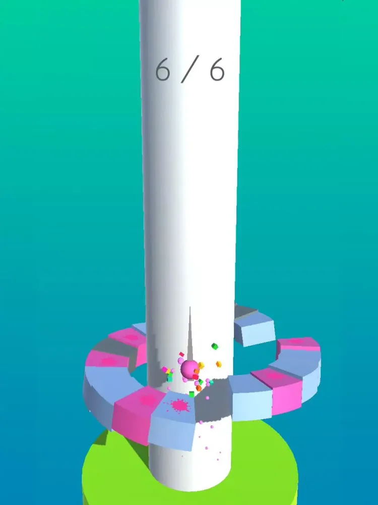 Helix Paint Hit Jump iPad  স্ক্রিনশট