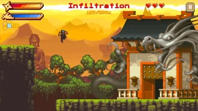 Capturas de tela do NinjAwesome