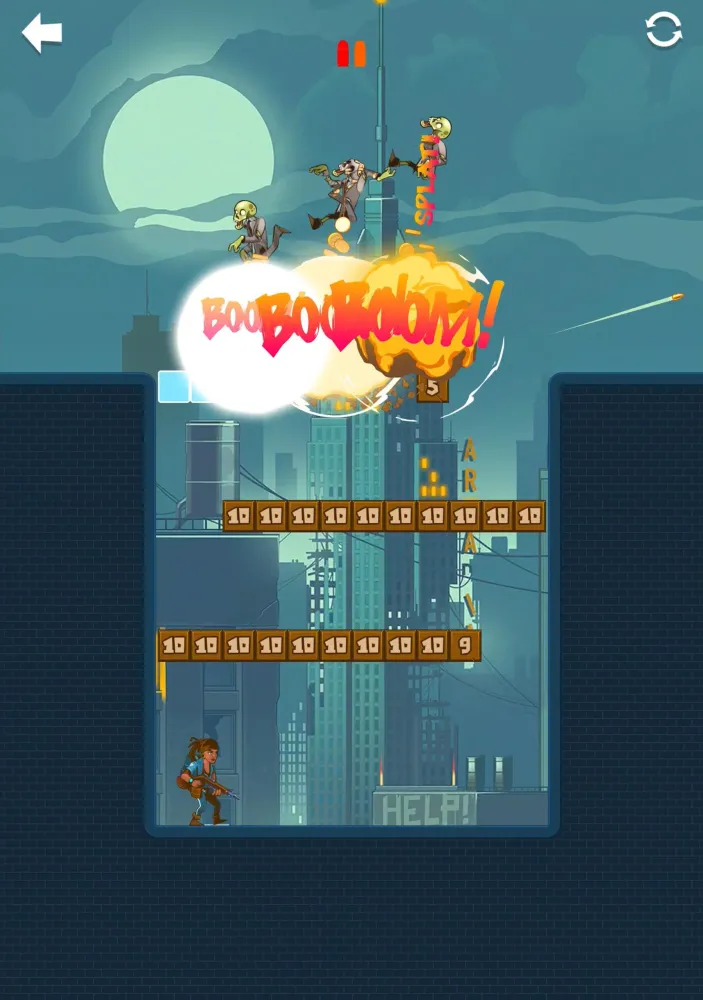 Capturas de tela do Stupid Zombies 4
