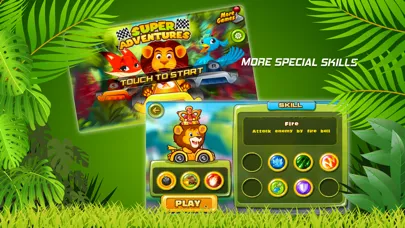 Super Adventures World HD - Fun Racing Games Free應用截圖