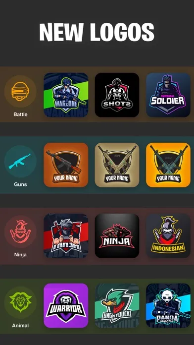 Captures d'écran de Gamer Logo Maker - Gaming Logo