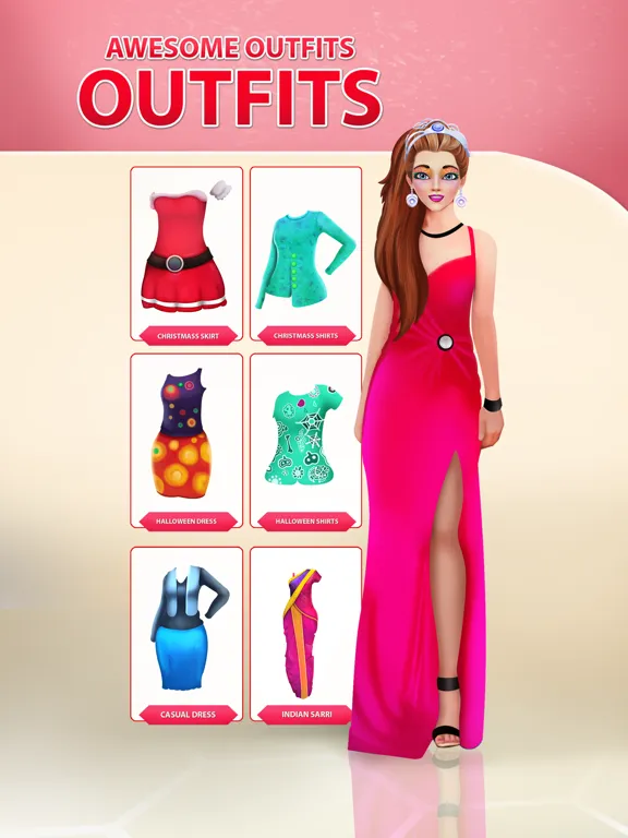 Captures d'écran de Girls Dress up: Makeup Games iPad 