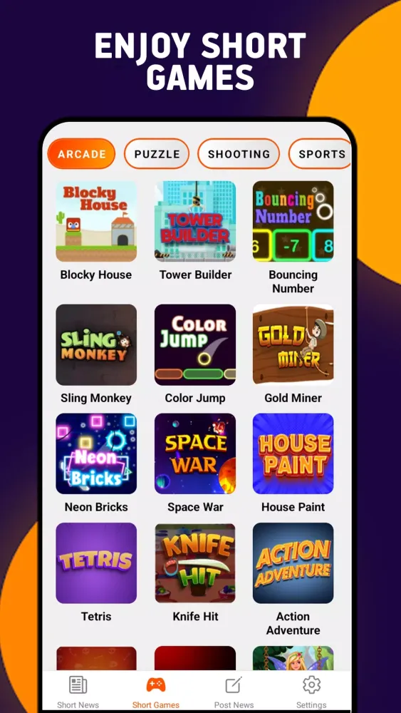 Gamer Shorts Screenshots