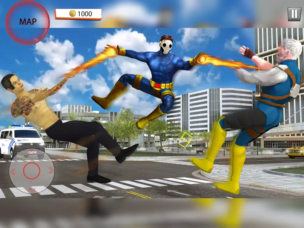 Zrzuty ekranu Spider Stickman Rope Hero 3D iPad 