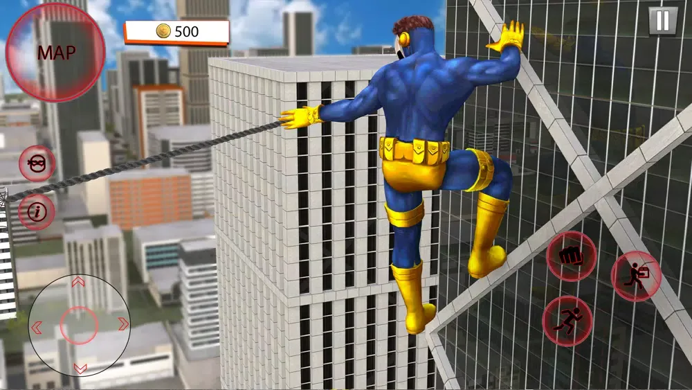Zrzuty ekranu Spider Stickman Rope Hero 3D