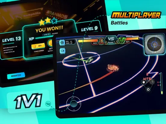 Captures d'écran de Bladers: Online Multiplayer iPad 