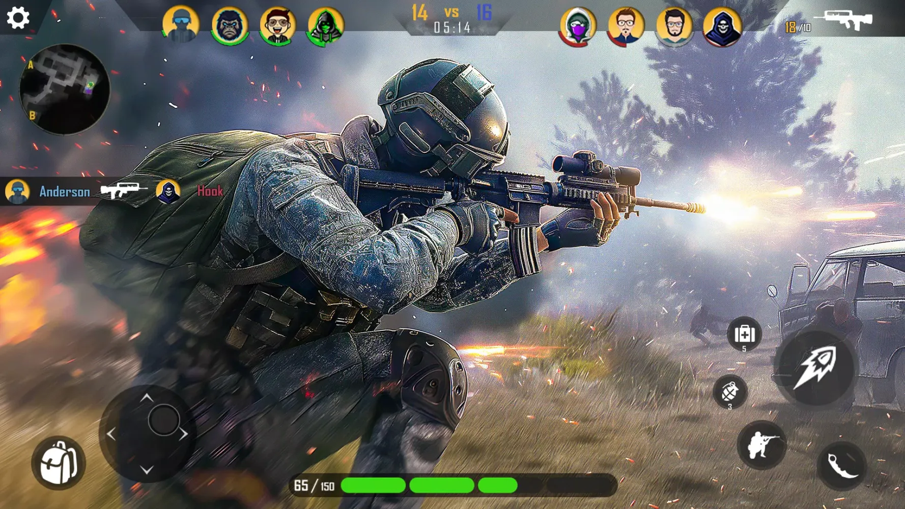 Ảnh chụp màn hình của Gun Shooting Offline Fps Games