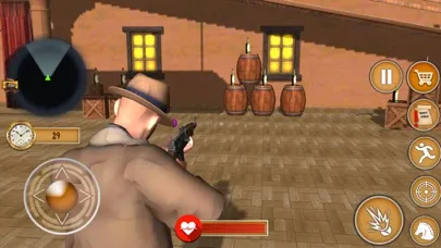 Capturas de tela do Western Cowboy Fighter 2018
