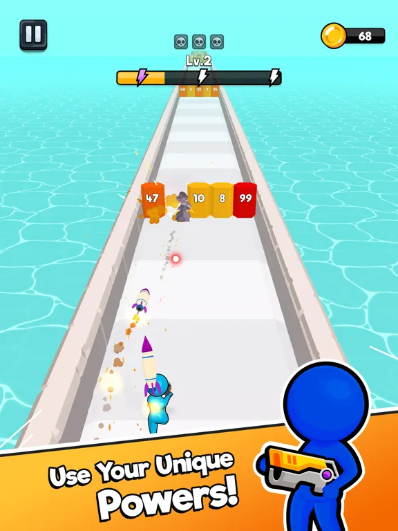 Runner Shooter: Ultimate Blast iPad 应用截图