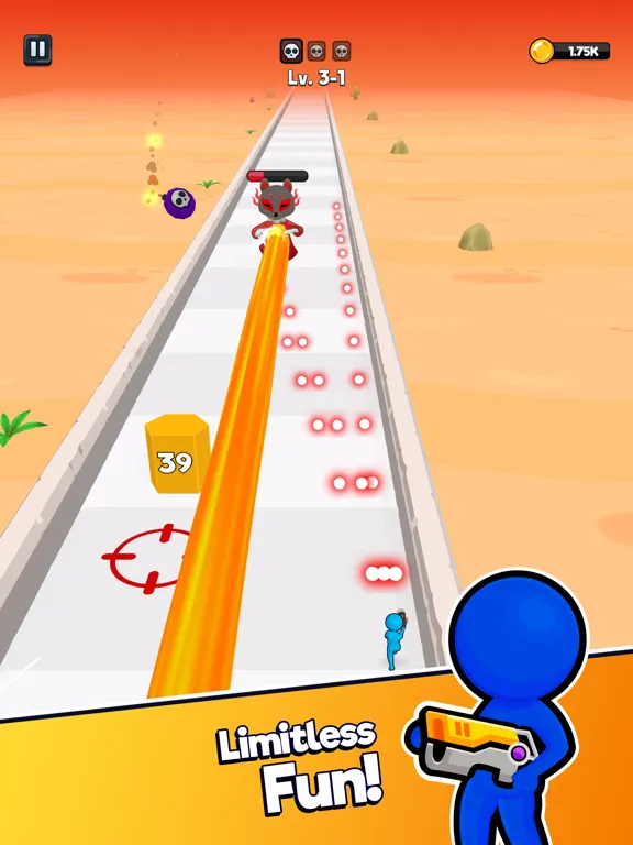 Runner Shooter: Ultimate Blast iPad 应用截图