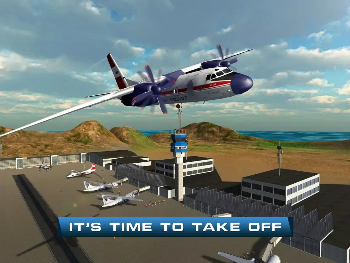 Airplane Pilot Flight Sim 2018 iPad  Screenshots