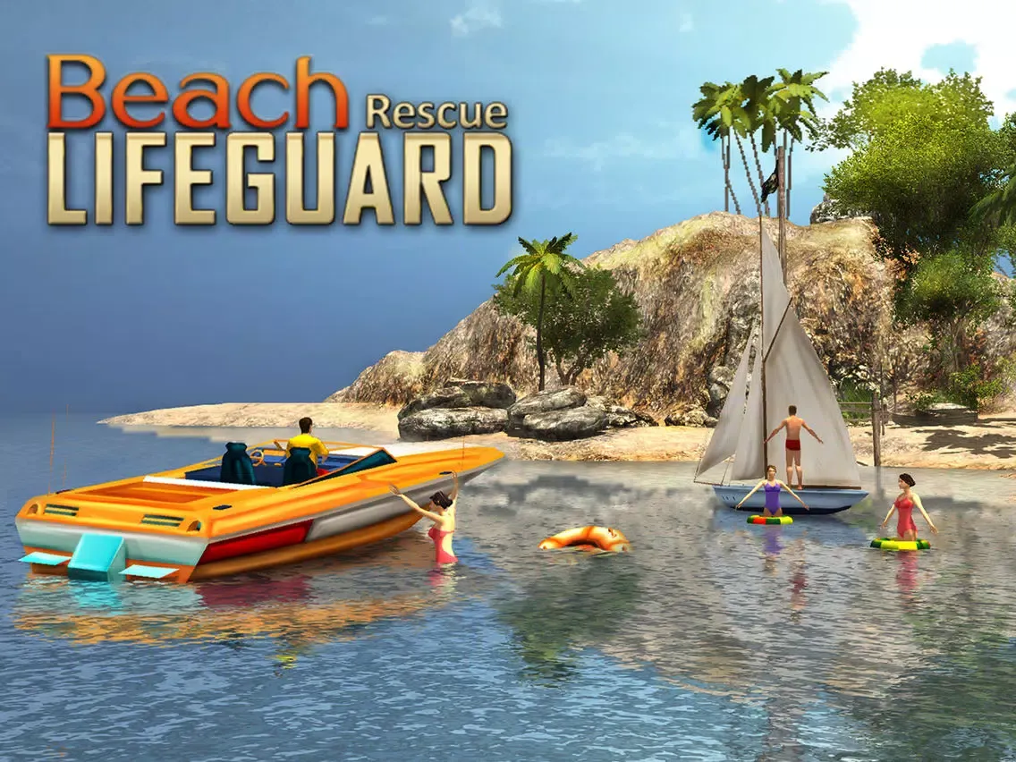 Ảnh chụp màn hình của Beach Lifeguard Rescue 3D iPad 
