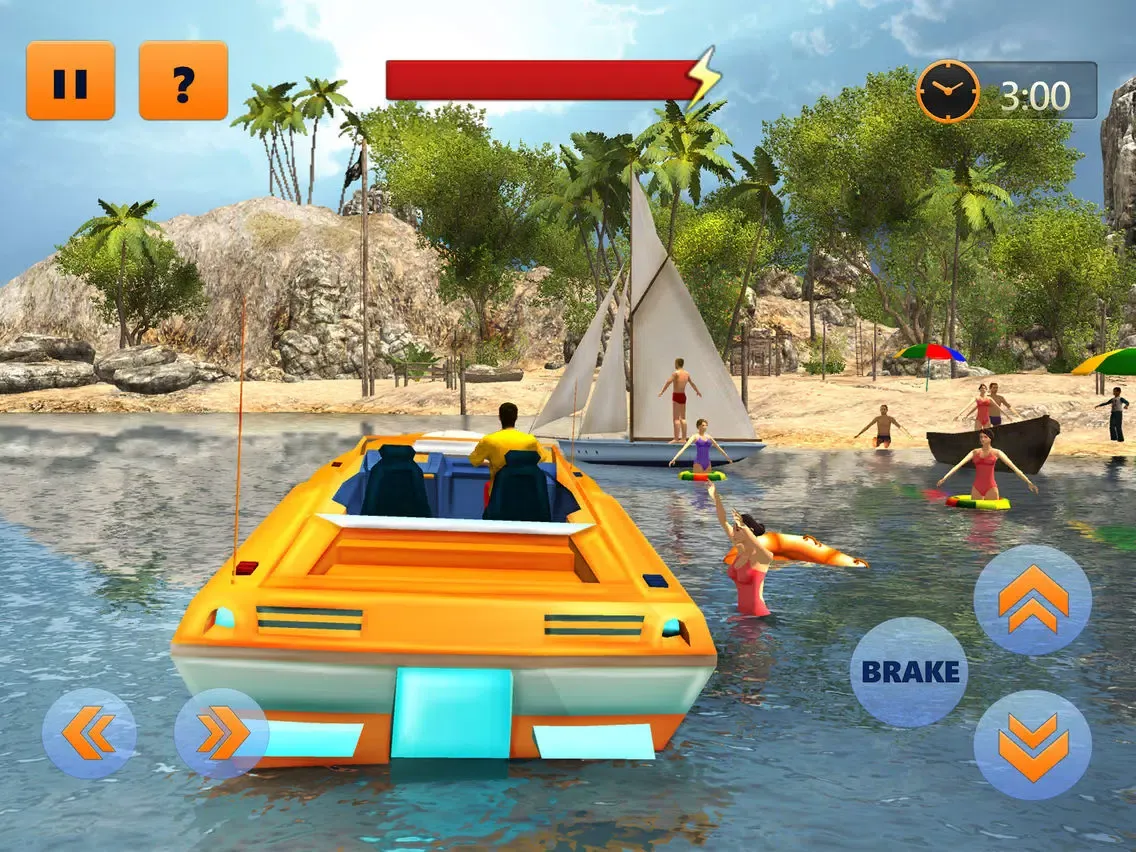 Ảnh chụp màn hình của Beach Lifeguard Rescue 3D iPad 
