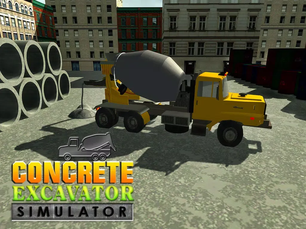 Screenshot di Concrete Excavator Tractor 3D iPad 