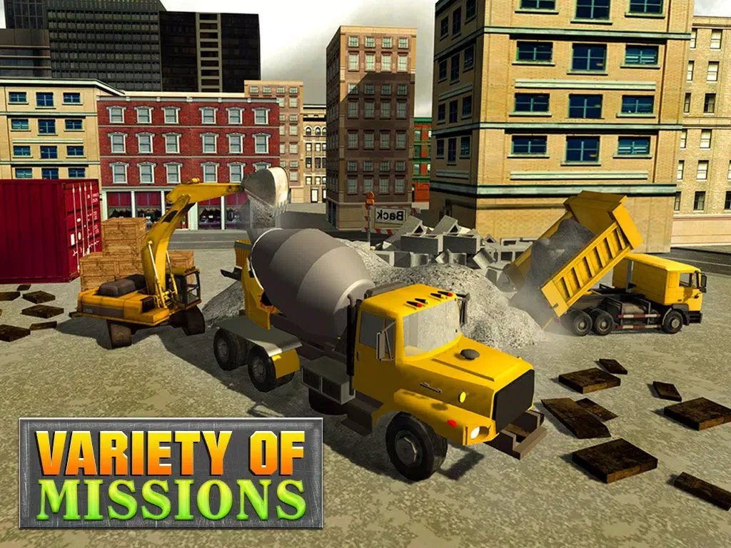 Screenshot di Concrete Excavator Tractor 3D iPad 