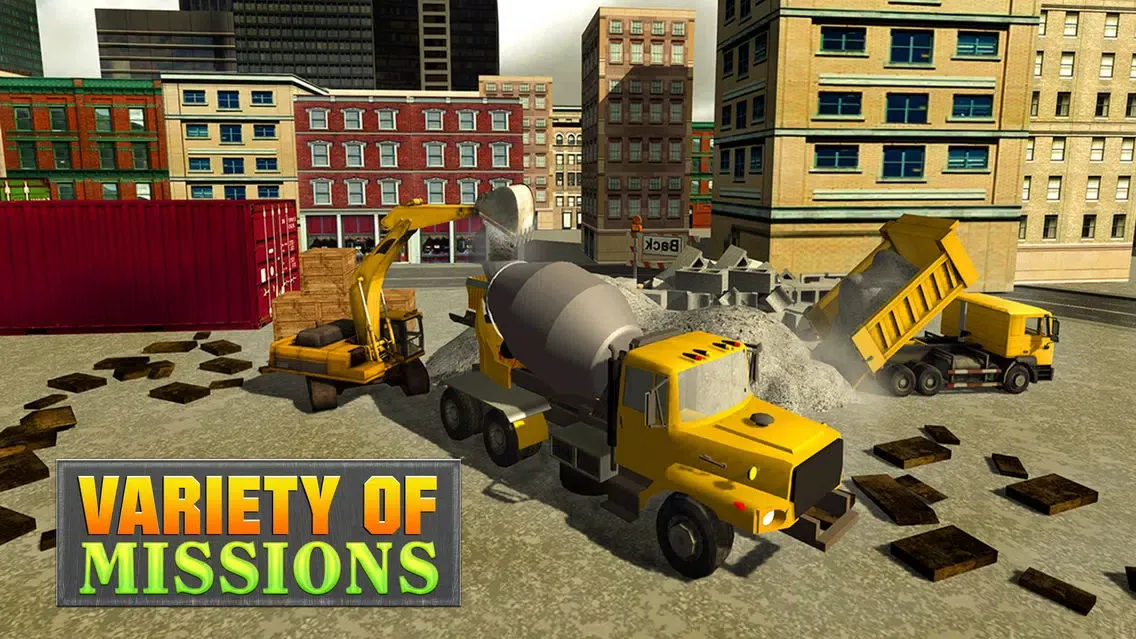 Screenshot di Concrete Excavator Tractor 3D