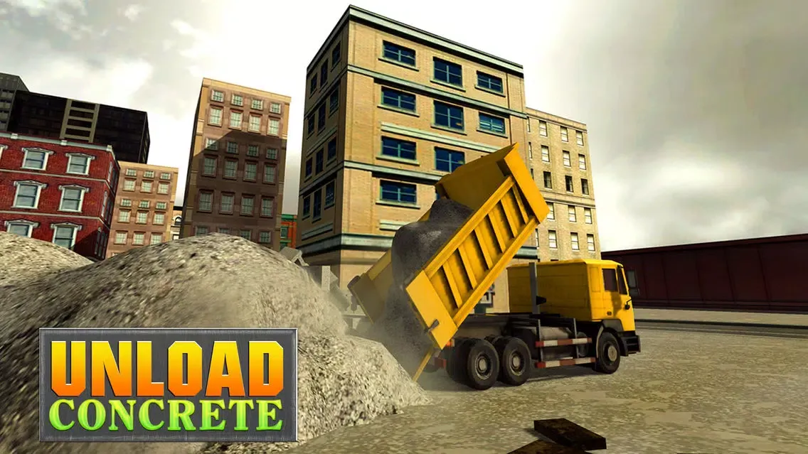 Screenshot di Concrete Excavator Tractor 3D