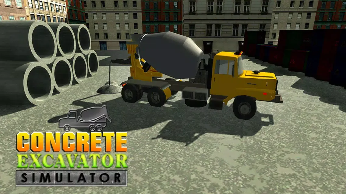 Screenshot di Concrete Excavator Tractor 3D