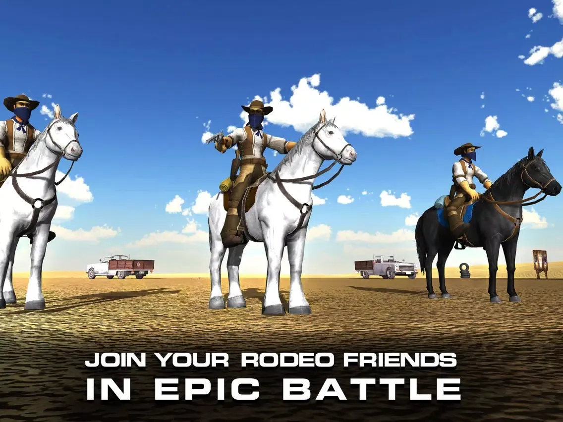 Capturas de pantalla de Cowboy Shooting 3D – Ruthless Rodeo Bounty Hunter iPad 