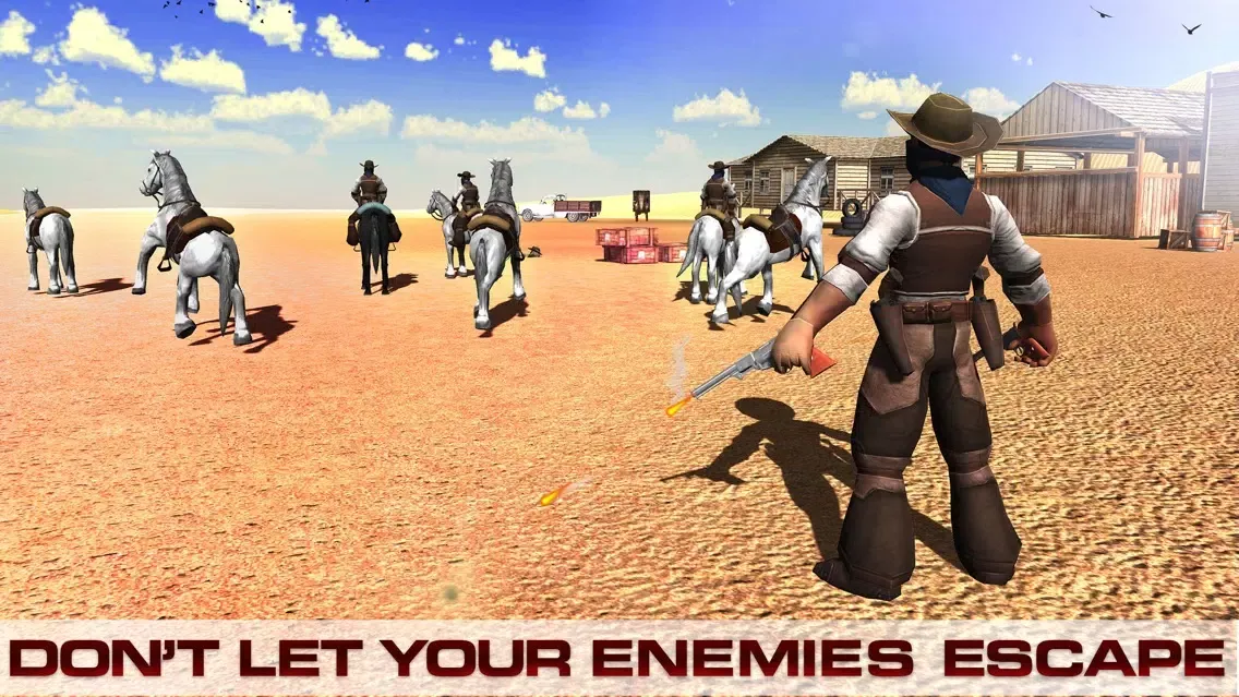 Capturas de pantalla de Cowboy Shooting 3D – Ruthless Rodeo Bounty Hunter